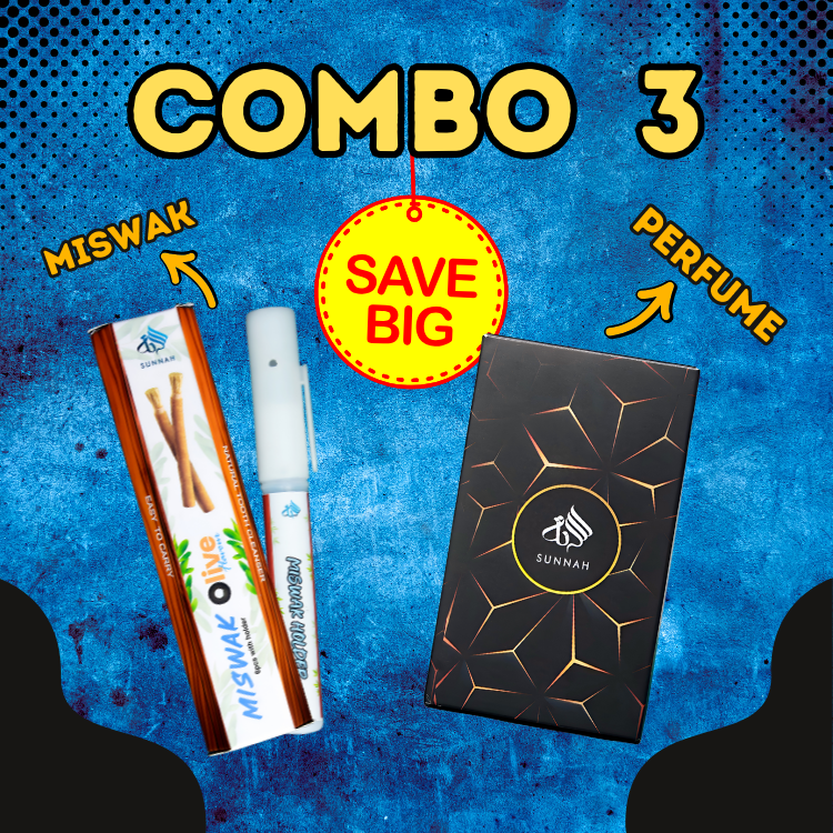 Combo 3 - Miswak 6Pcs + Holder + Perfume 30ml
