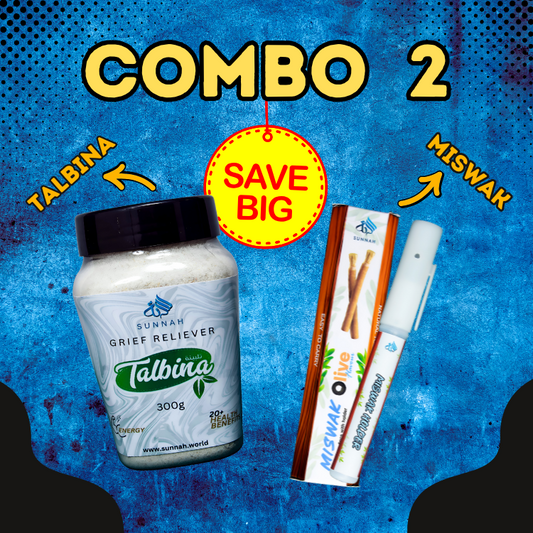 Combo 2 - Talbina 300g + Miswak 6Pcs +Holder